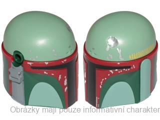 bb0826c01pb01 Dark Green Large Head Modified SW Boba Fett